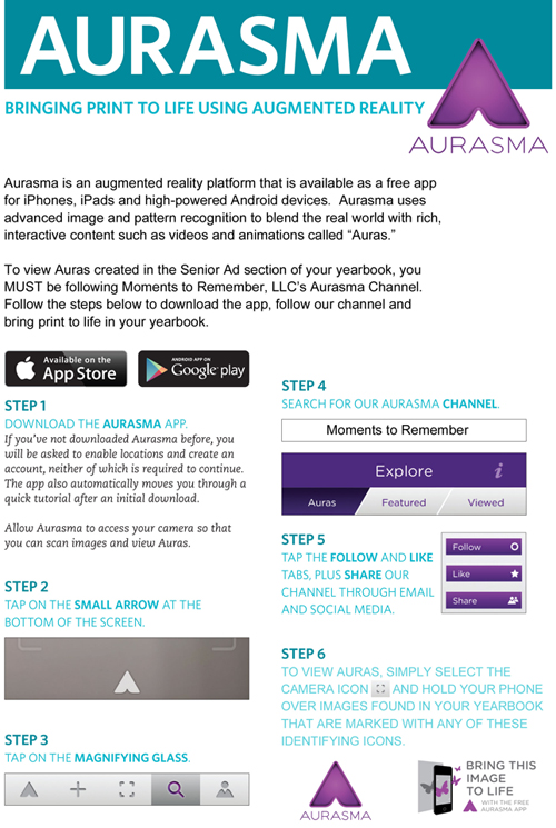 Instructions for Using Aurasma